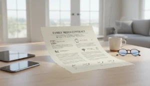 family-media-contract
